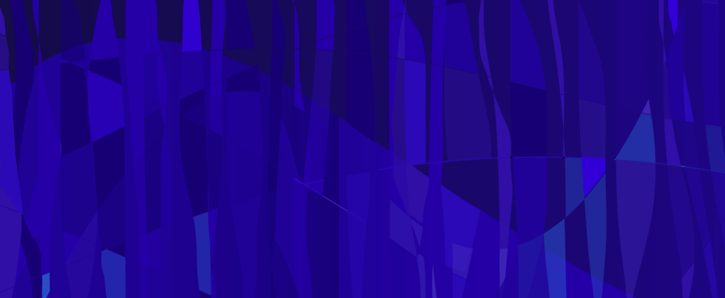 Banner with abstract shapes in dark blue